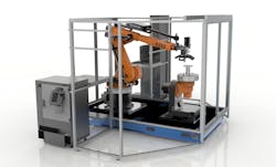 The Stratasys Robotic Composite 3D Demonstrator.
