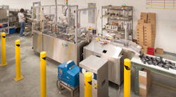 Howell's integrated packaging line. Howell's integrated packaging line.