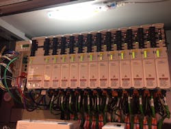 Servo drives are the secret to the Loesch Pack fold wrapper. Servo drives are the secret to the Loesch Pack fold wrapper.