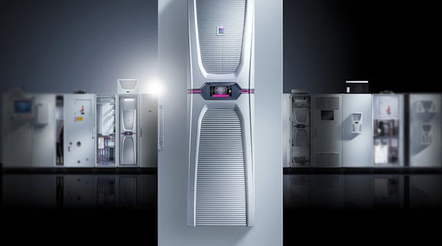 At Hannover Messe, Rittal highlighted the connectivity and communication capabilities of its new cooling units and chillers. Source: Rittal
