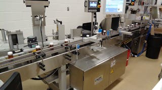 Scalable software helps pharma firm quickly serialize products from several bottling lines. New bottle labeler, camera and printer all contribute to a track-and-trace solution.