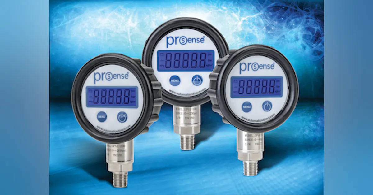 ProSense Digital Pressure Gauges from AutomationDirect | Automation World
