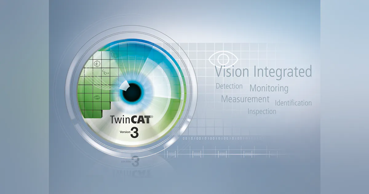 Vision Control Software Vision Software Integrated into Control | Automation World
