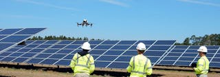 Duke Energy has been testing the use of drones for solar inspections, reducing a job from three days to two hours. Source: Duke Energy
