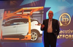 Dan Grieshaber presents GM’s vision of the Smart Factory at the North American Manufacturing Excellence Summit. Dan Grieshaber presents GM’s vision of the Smart Factory at the North American Manufacturing Excellence Summit.