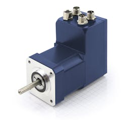 Compact Brushless DC Servo Motor with Integrated Controller from Nanotec