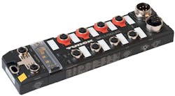 The hybrid safety concept from Turck combines both safety I/O and general purpose I/O in a single, rugged, on-machine, remote I/ The hybrid safety concept from Turck combines both safety I/O and general purpose I/O in a single, rugged, on-machine, remote I/