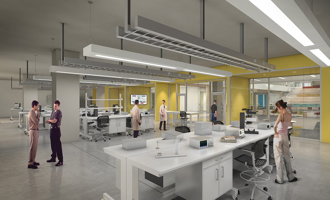 With student-centered design spaces similar to this artist rendering, Texas A&M&rsquo;s College of Engineering will deliver education