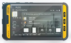The Tab-Ex 02 from ecom instruments features a magnetic gyroscope that enables users to identify objects in an installation The Tab-Ex 02 from ecom instruments features a magnetic gyroscope that enables users to identify objects in an installation