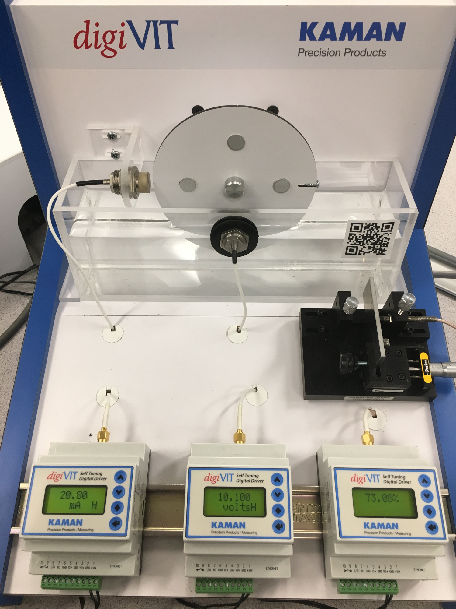 The digiVIT, from the Measuring Division of Kaman Precision Products, Inc., works with nearly any sensor, from any manufacturer