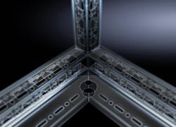 The VX25 large enclosure system from Rittal can be ordered using both real and digital workflows for greater efficiency. The VX25 large enclosure system from Rittal can be ordered using both real and digital workflows for greater efficiency.