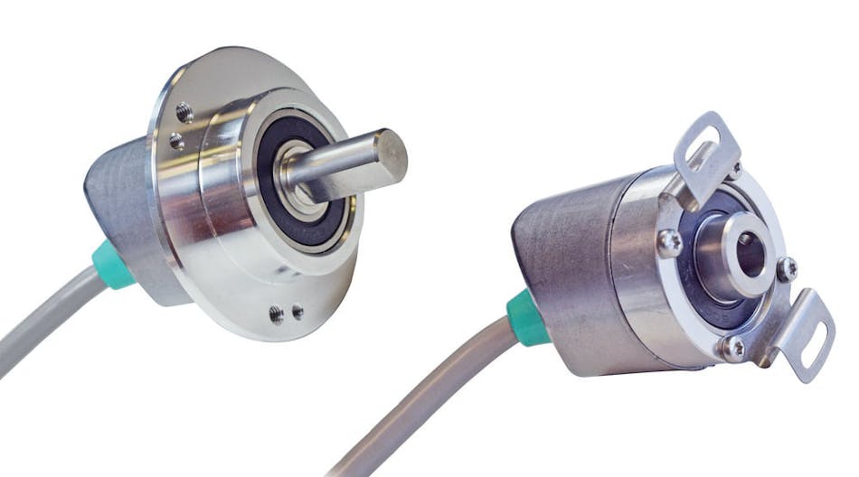 POSITAL&rsquo;s IXARC incremental encoders are now available with a special housing that features a cable entry angled at 45&deg; to the device&rsquo;s axis.