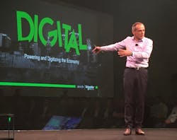 Jean-Pascal Tricoire, Schneider Electric&apos;s CEO and chairman, at Innovation Summit 2018