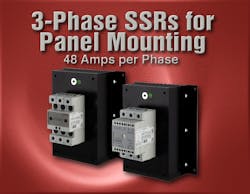 3-Phase SSRs for Panel Mounting