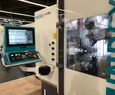 The G200 CNC machine displayed in the SAP booth at SPS to highlight SAP&apos;s remote asset management technology for OEMs.