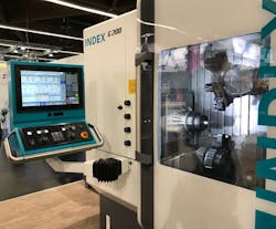 The G200 CNC machine displayed in the SAP booth at SPS to highlight SAP&apos;s remote asset management technology for OEMs.