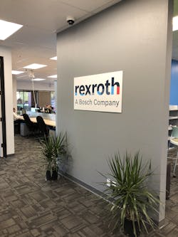After over a year of planning, Bosch Rexroth moved into a multi-function facility in Pleasanton, California. After over a year of planning, Bosch Rexroth moved into a multi-function facility in Pleasanton, California.