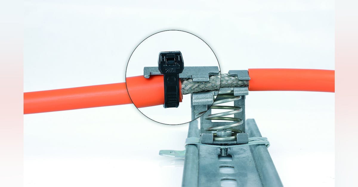 EMC Spring Loaded Shield Brackets SKZ with Integrated Strain Relief ...