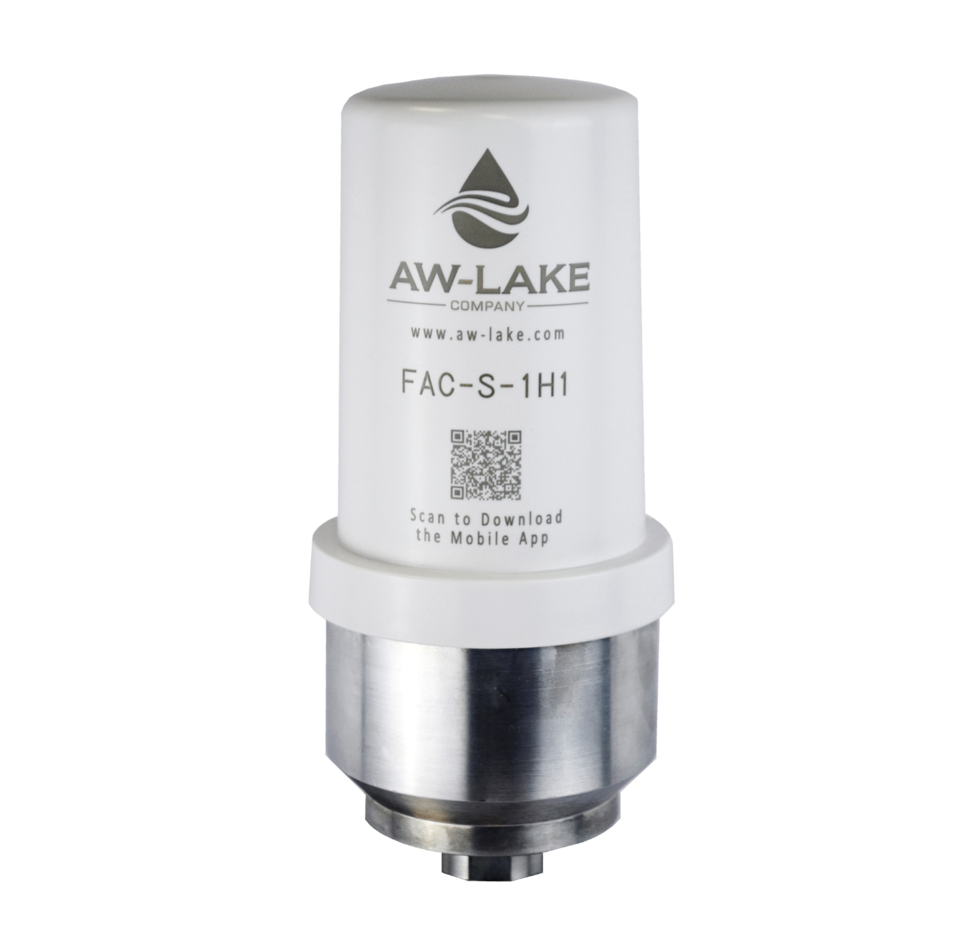 The FAC-S analog output sensor from AW-Lake hardwires with any flow meter to provide voltage, current or Bluetooth connectivity