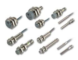 Inductive Proximity Sensors with IO-Link from Carlo Gavazzi