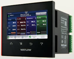 Watlow Integrated Controller and Data Logger Do Batch Processing