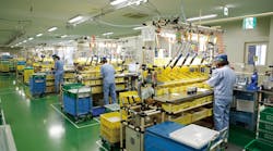 Mitsubishi Electric reintroduces humans into areas of its Kani factory that were totally automated to boost production efficiency.