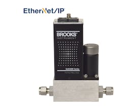 Brooks Instrument has added the Ethernet/IP digital communications interface to its SLA5800 Series mass flow controller family. Brooks Instrument has added the Ethernet/IP digital communications interface to its SLA5800 Series mass flow controller family.