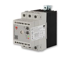The RGTS Series single-phase motor soft-starters from Carlo Gavazzi can control 120 or 240 VAC induction motors up to 25A/3 hp. The RGTS Series single-phase motor soft-starters from Carlo Gavazzi can control 120 or 240 VAC induction motors up to 25A/3 hp.