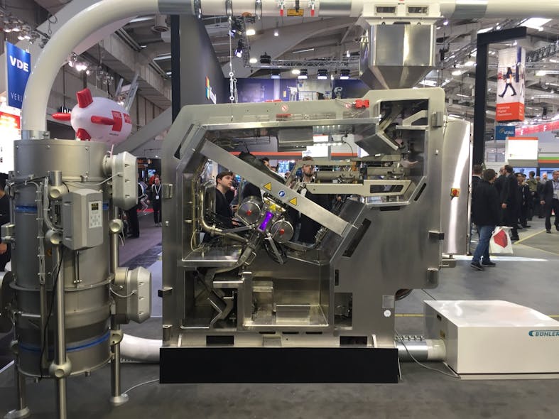 Buhrer图博拉托机2019 HannoverMesse显示机器用低电子束攻击粒子杀菌而不影响粒子