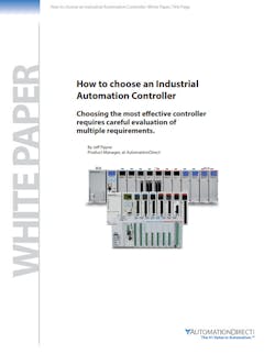 Choosing an Industrial Automation Controller - White Paper from AutomationDirect