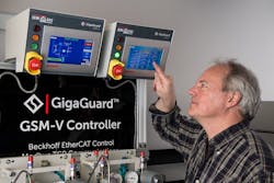 The new GSM-V from AES provides a sophisticated yet easy-to-use operator interface for controlling and monitoring delivery of ul The new GSM-V from AES provides a sophisticated yet easy-to-use operator interface for controlling and monitoring delivery of ul