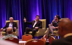 A panel on understanding the digital twin includes (left to right) moderator David Greenfield of Automation World, John DeTellem A panel on understanding the digital twin includes (left to right) moderator David Greenfield of Automation World, John DeTellem