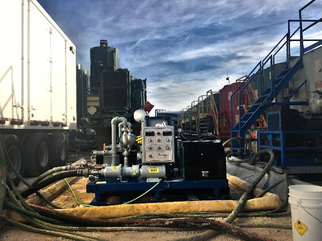 Roughneck uses PLC analog cards and Profinet to provide operational data from its delivery systems to data vans at the well sites.