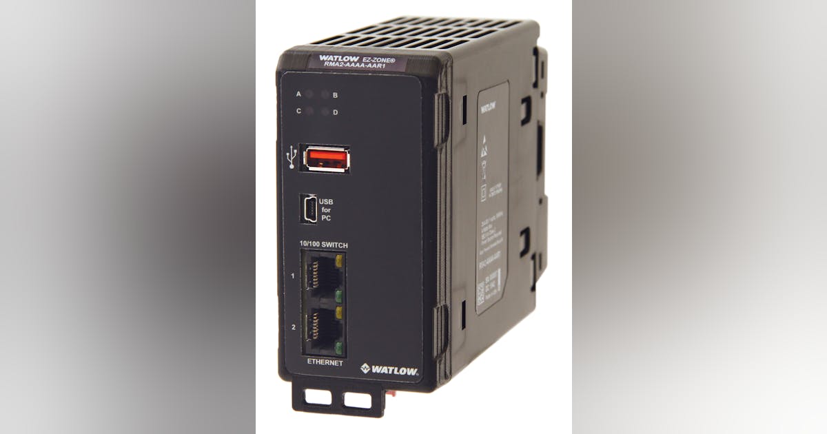 Watlow’s New RMA PLUS Offers State-of-the-Art Connectivity and Real ...