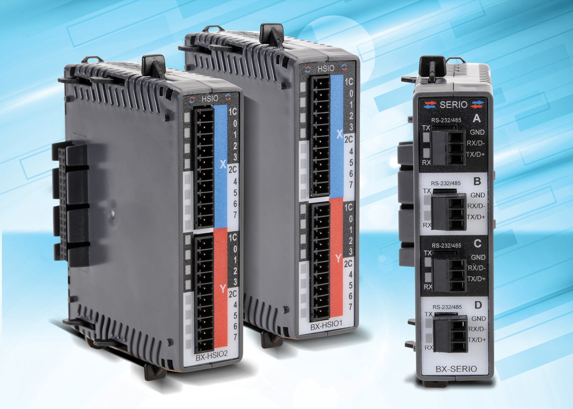 The modules add high-speed I/O and communications functions to AutomationDirect&rsquo;s BRX Micro PLC line.