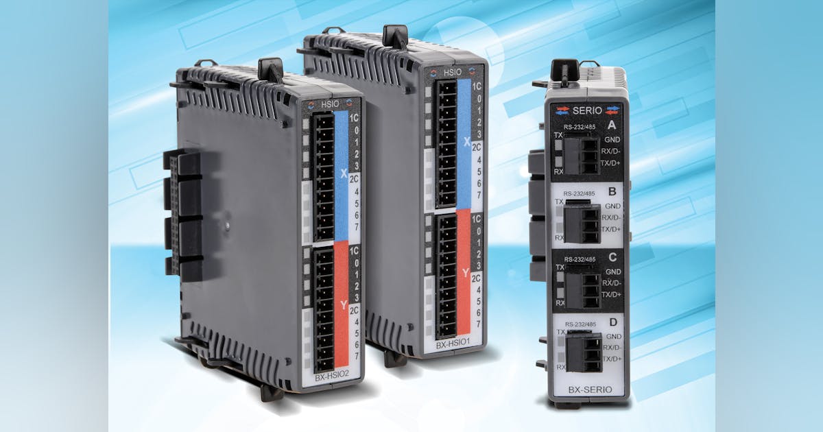 High-Speed I/O and Communications Expansion Modules for Micro PLC ...