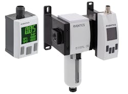 Emerson’s Aventics pressure and flow sensors help monitor performance and condition of pneumatic systems. Emerson’s Aventics pressure and flow sensors help monitor performance and condition of pneumatic systems.