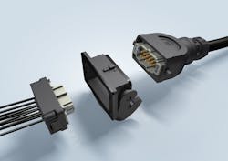 Harting’s Han-Eco B offers compatibility with metal connectors and can be rear-mounted. Harting’s Han-Eco B offers compatibility with metal connectors and can be rear-mounted.