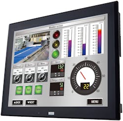 IDEC’s HG5G-V 15-inch touchscreen offers more display real estate so applications can show extensive process information. IDEC’s HG5G-V 15-inch touchscreen offers more display real estate so applications can show extensive process information.