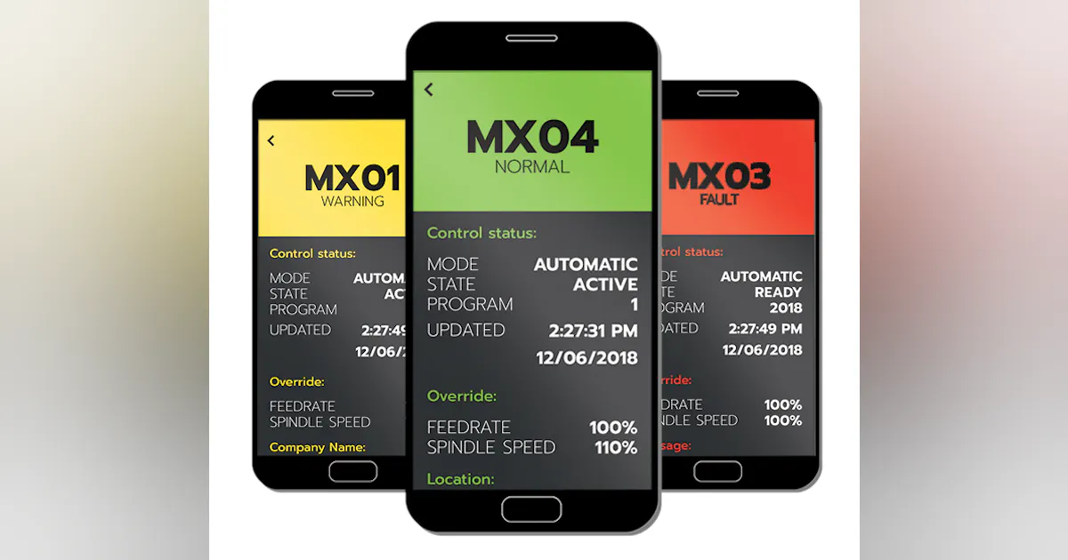 Mobile App Allows Remote Monitoring of CNC Machines from Handheld ...