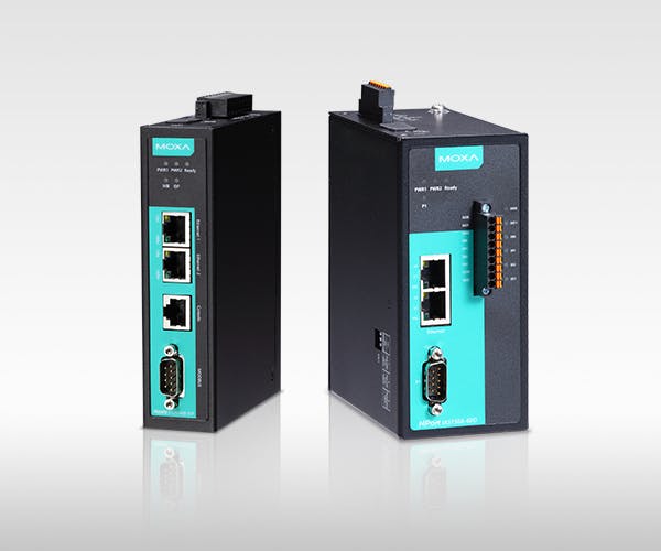 Moxa&apos;s NPort serial device server and MGate Ethernet gateway