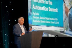 Raj Batra, president of Siemens Digital Industries USA