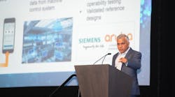 Raj Batra, president of Siemens Digital Industries USA at the Automation Summit 2019