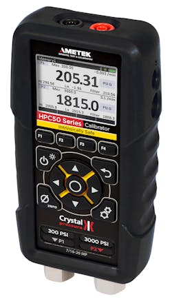 Handheld Pressure Calibrator for Oil & Gas, Process Control Verification Handheld Pressure Calibrator for Oil & Gas, Process Control Verification