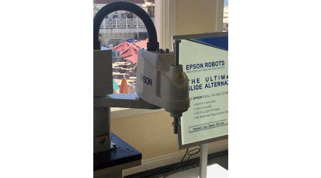 Epson&apos;s T3 All-in-One SCARA robot.