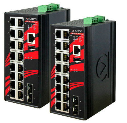 18-Port Gigabit Ethernet Managed PoE+ and Non-PoE Switches