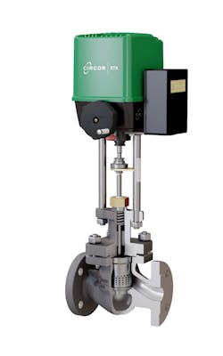 The REflex QCS control valve from RTK, with the REact 30 DC-PoP actuator, is a flexible all-in-one solution for noise reduction and high pressure drop applications.