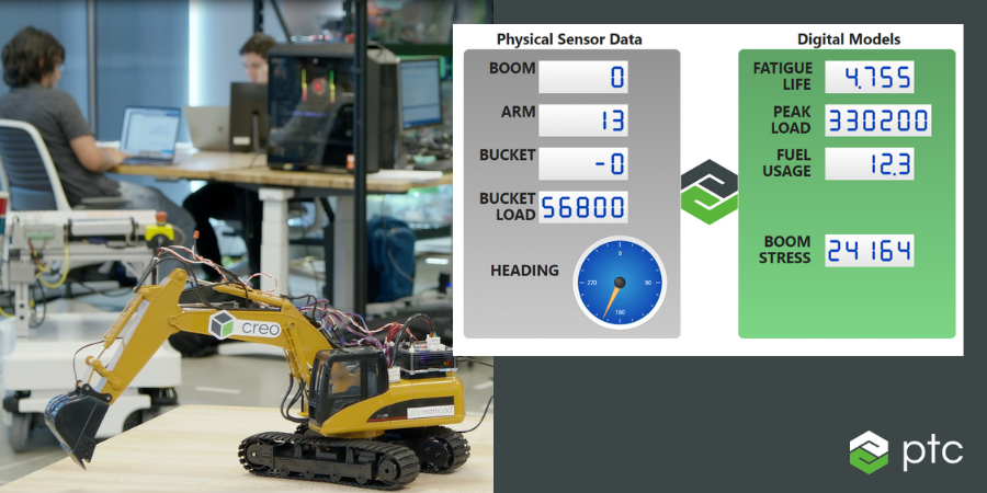 Digital Twin Technology Highlighted with Excavator Demo