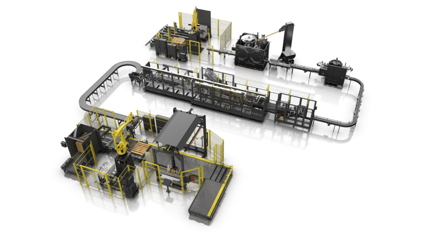 The video demonstrations focus on two integrated end-of-line systems.