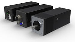 The TSM14POE StepSERVO includes a motor, an encoder, a drive, and a controller combined in a single integrated motor package. The TSM14POE StepSERVO includes a motor, an encoder, a drive, and a controller combined in a single integrated motor package.
